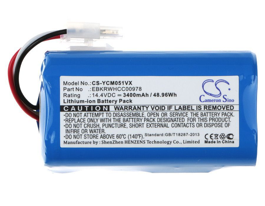 Аккумулятор для пылесоса iClebo Arte, Pop, Smart, Miele Scout RX1 - SJQL0 (EBKRWHCC00978)  #1