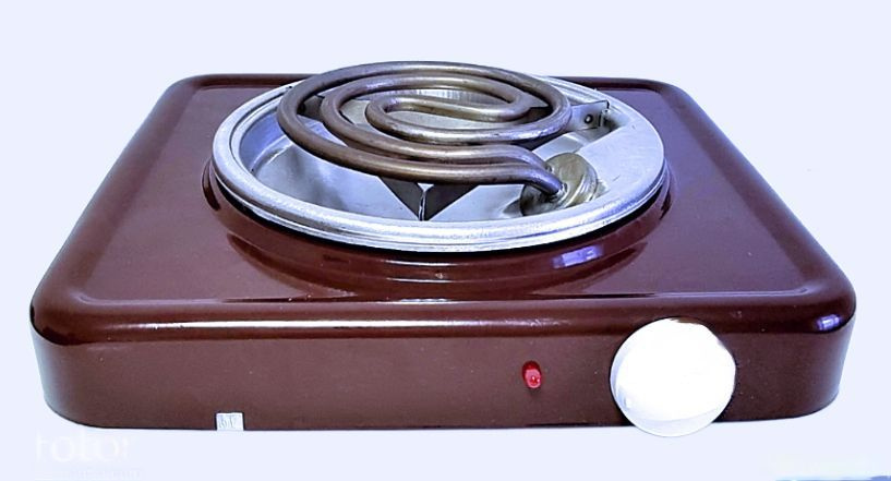Электрическая настольная плита Нива, коричневый #1