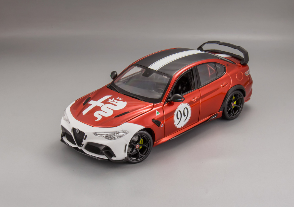 Масштабная модель Alfa Romeo Giulia GTAm #99 Racing - 2020 #1