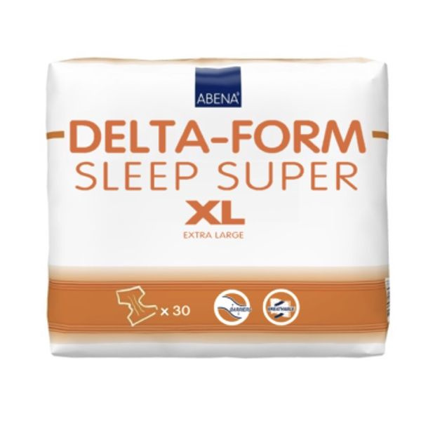 Подгузники для взрослых Delta-Form Sleep Super XL, объем талии 130-170 см, 30 шт.  #1