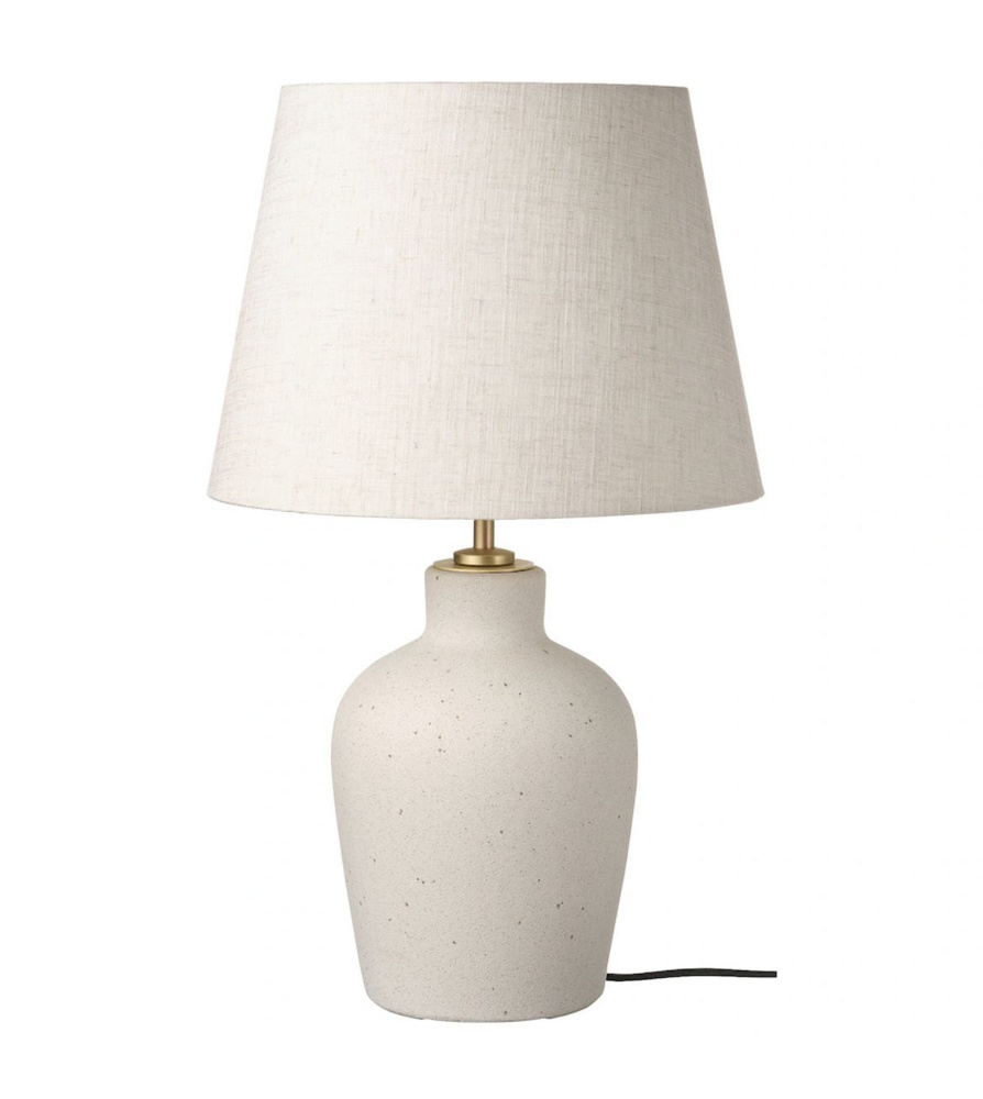 BLIDVDER Светильник настольный IKEA, цвет кремово-пудровая белая керамика/бежевый, высота 50 см  #1