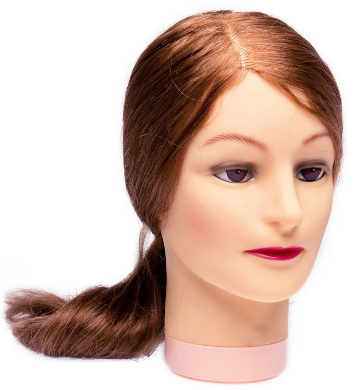 Голова-манекен учебная "блондинка" для парикмахеров DEWAL M-4151XL-407  #1