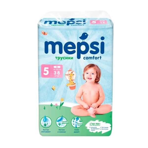 Подгузники-трусики Mepsi XL (12-22 кг) 38шт #1