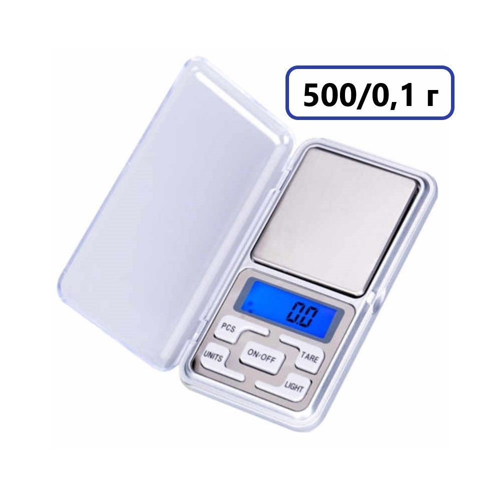 Ювелирные цифровые мини весы 500g/0.1g / Карманные весы электронные профессиональные / Безмен кухонный, #1