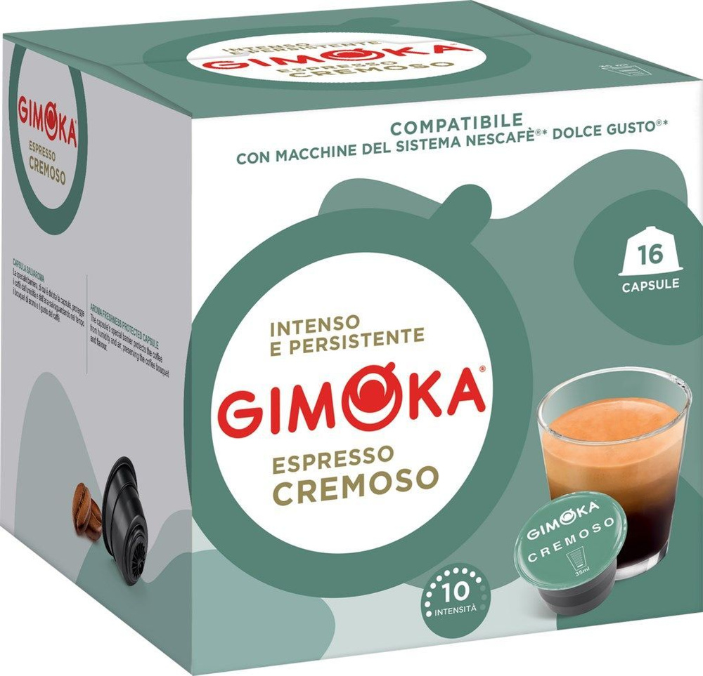 Кофе в капсулах Gimoka Dolce Gusto Espresso Cremoso, 16шт #1