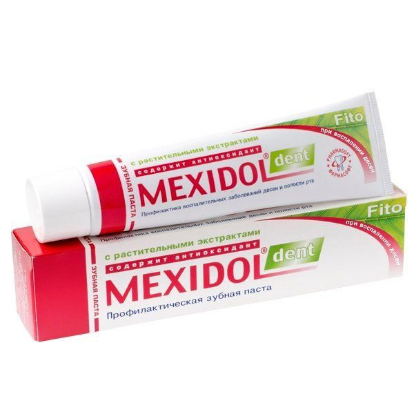 МЕКСИДОЛ DENT паста зубная "MEXIDOL Dent "Fito" 100г #1