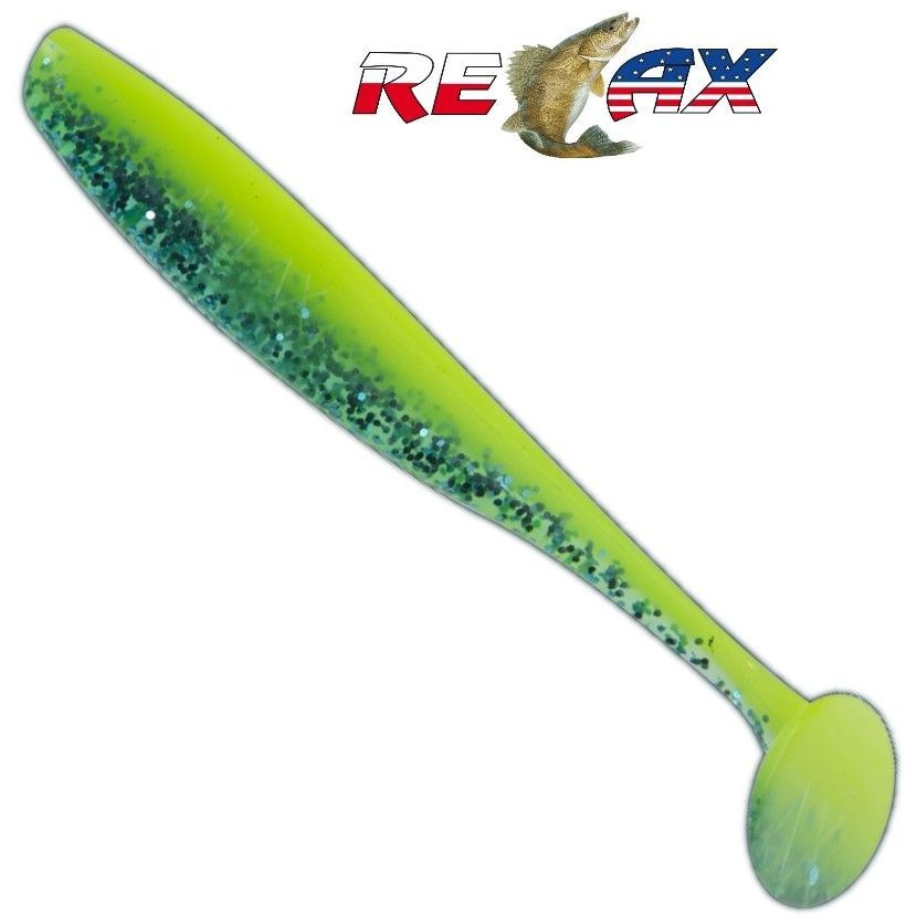 Приманка силиконовая Relax Bass 2.5" (10шт) цв. L249 / Вес 2,1гр / Для летней рыбалки / Мягкая приманка #1