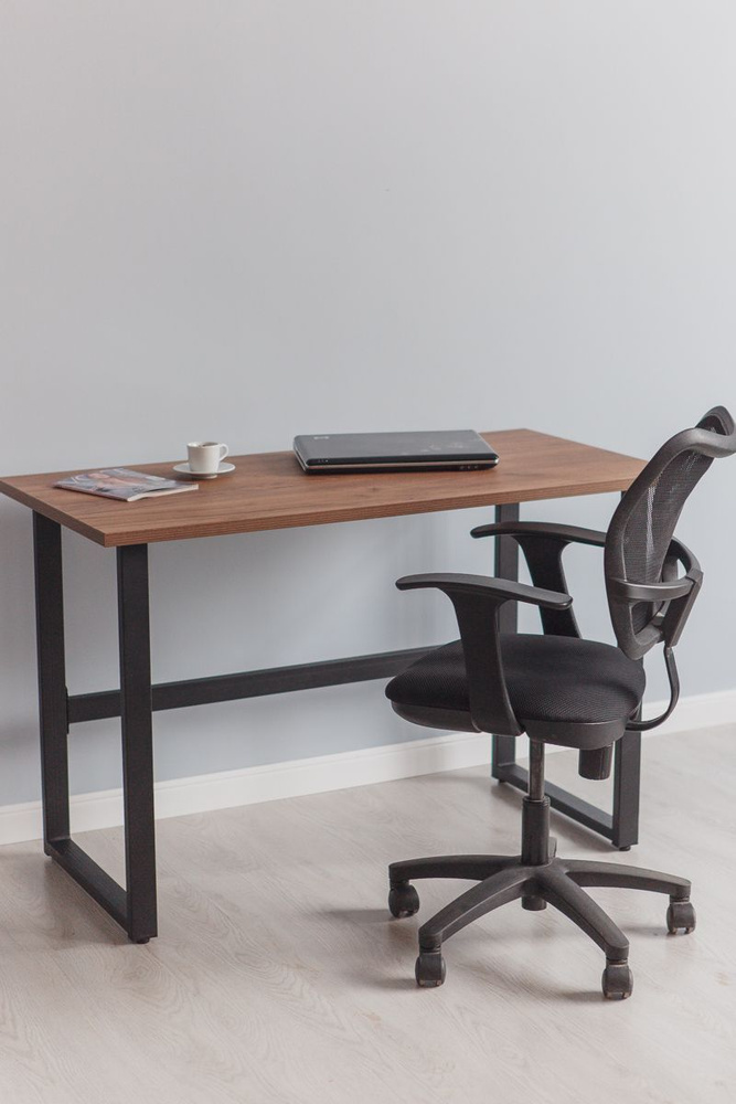 Стол компьютерный Good Desk Loft,размер 90х60х75 см, цвет дуб табачный, цвет ножек черный  #1