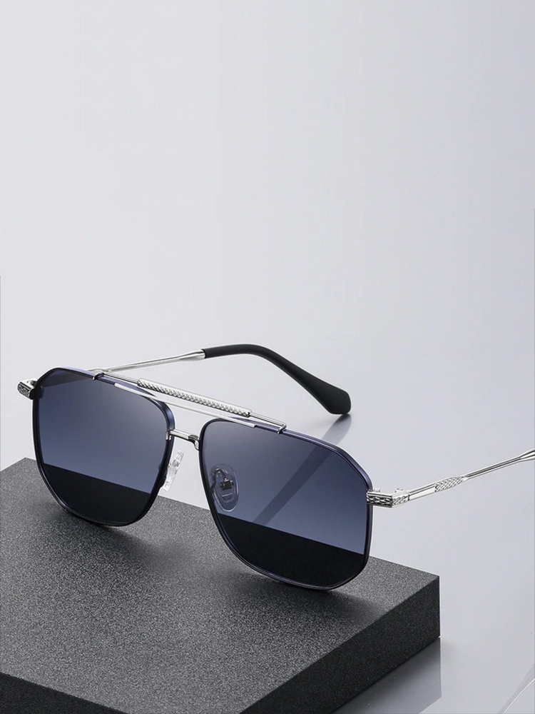 Солнцезащитные очки DORIZORI унисекс на узкий тип лица JS8538 Blue модель 27 цвет 3  #1