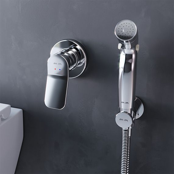 Гигиенический душ со смесителем AM.PM X-Joy F40H85A00 скрытого монтажа  #1