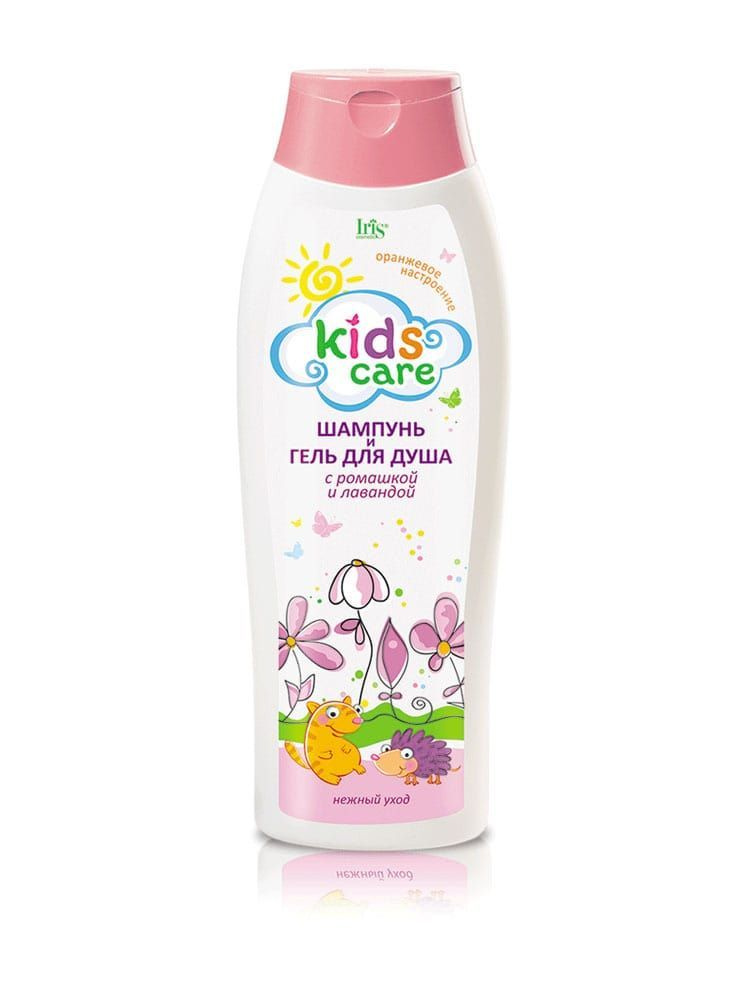 IRIS Шампунь и гель для душа Kids Care с ромашкой и лавандой, 400 мл  #1