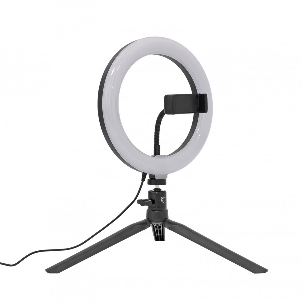 Светодиодный кольцевой светильник WHITE SHARK LED light ring RL-08 MOONLIGHT 20cm  #1