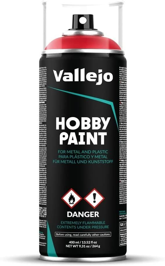 Аэрозольная грунтовка Vallejo серии Aerosol - Bloody Red 28023 (400 мл) #1