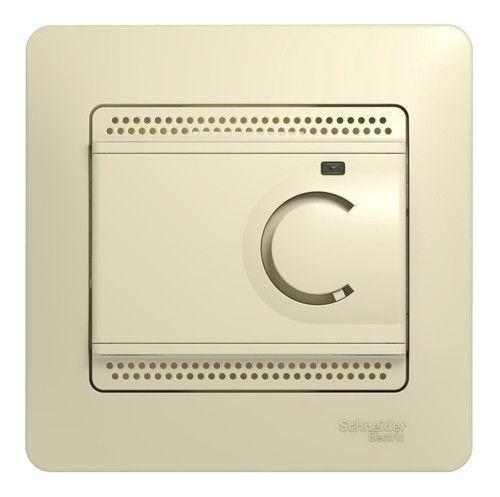 Терморегулятор/Термостат, Schneider Electric GLOSSA,для теплого пола, с датчиком, бежевый  #1