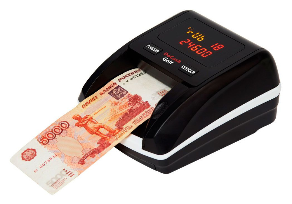 Детектор банкнот DoCash Golf автоматический рубли #1