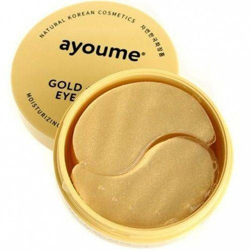 Патчи для кожи вокруг глаз с золотом и улиточным муцином Ayoume Gold + Snail Eye Patch  #1
