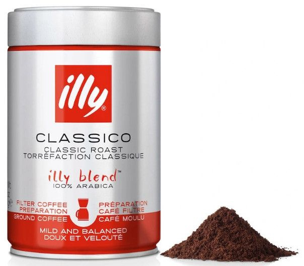 Illy Classico Filter Coffee кофе молотый средней обжарки 250г ж/б #1