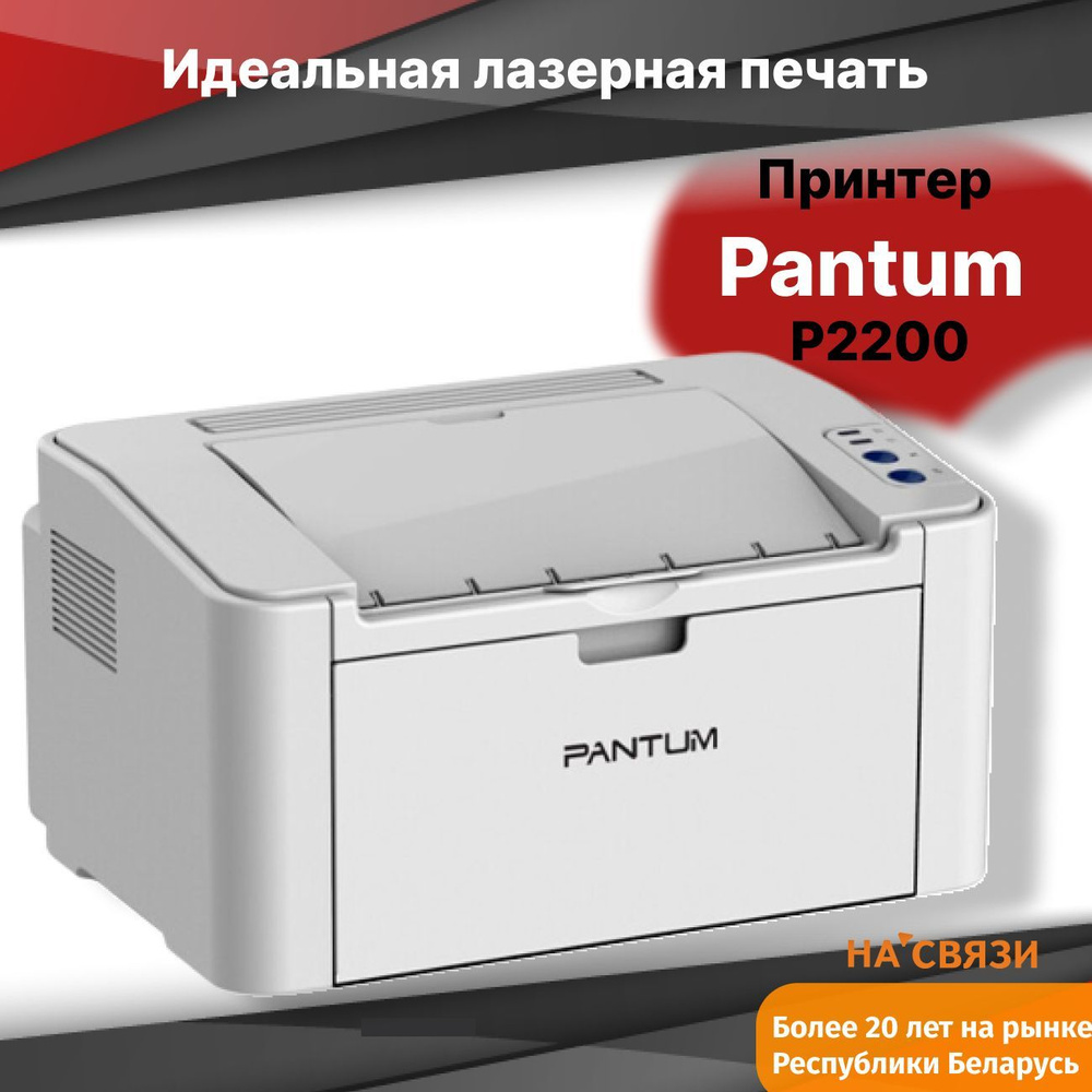 Pantum Принтер лазерный Принтер Pantum P2200, черный #1