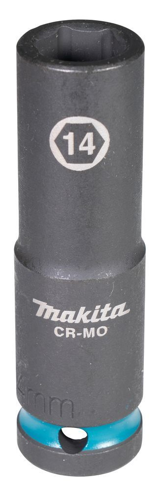 Ударная удлиненная торцовая головка Impact Black 1/2" 14x81,5 мм Makita E-16455  #1