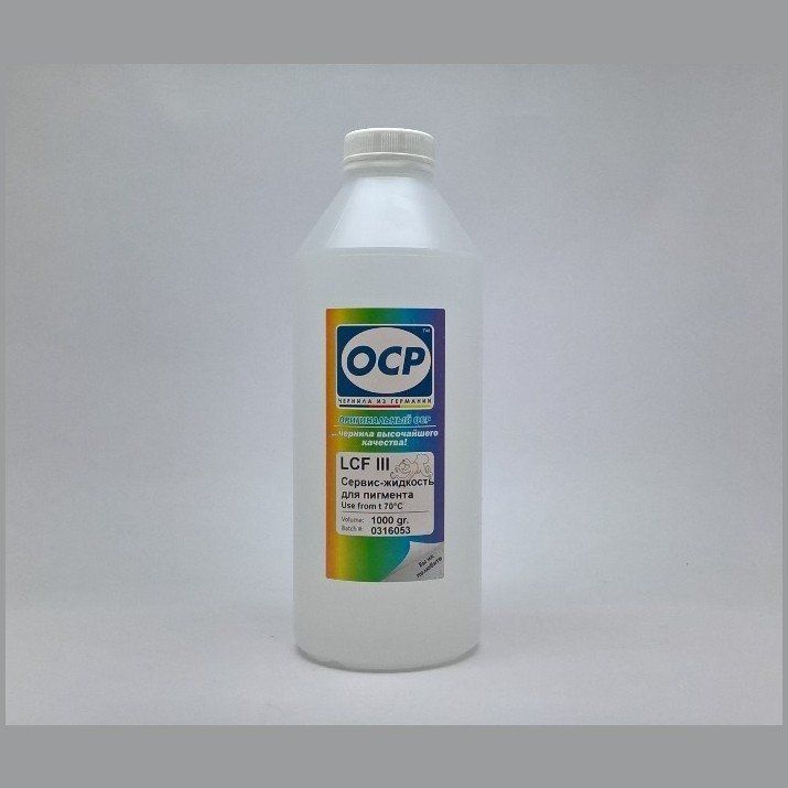 Промывочная жидкость OCP LCF III (Lexmark Cleaning Fluid) для отмачивания пигментных чернил, бесцветная, #1