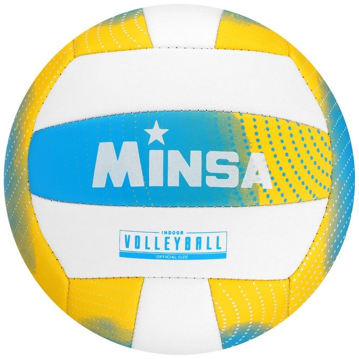 Мяч волейбольный MINSA, размер 5, PU, 280 гр, машинная сшивка #1