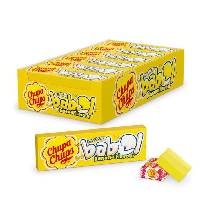 Жевательная резинка Chupa-Chups Big babol банан, 21г. #1