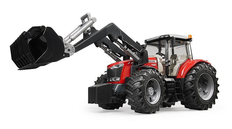 Bruder Трактор Massey Ferguson 7624 с погрузчиком, 03047 #1