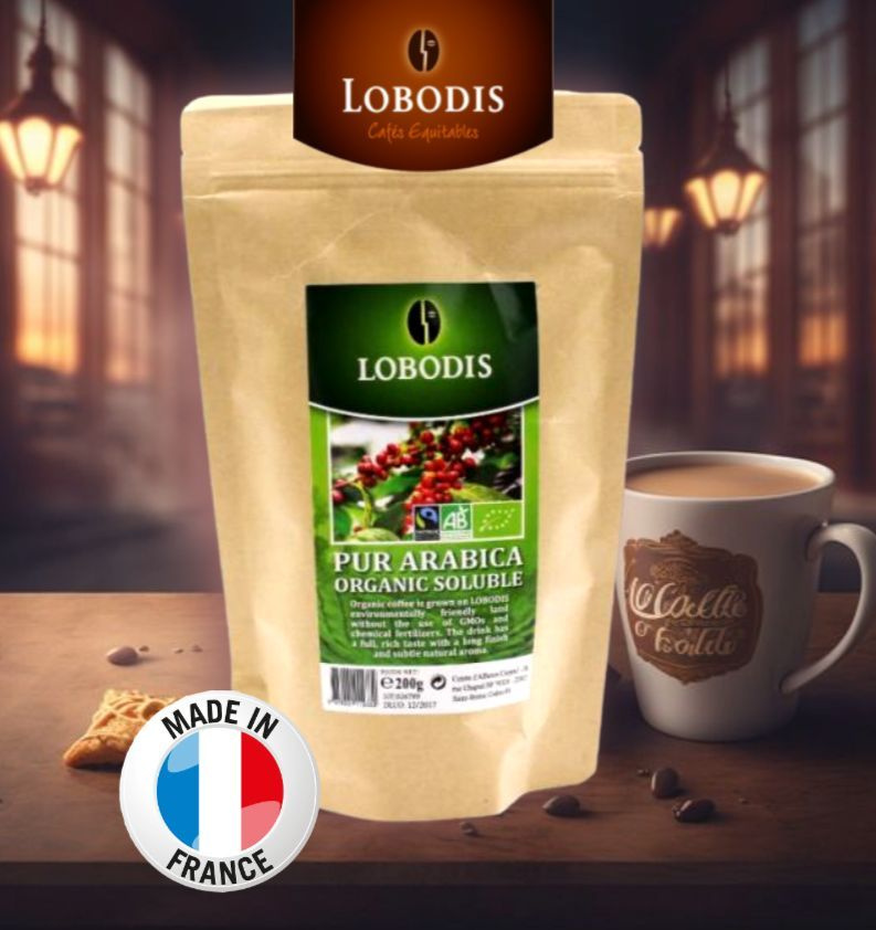 Кофе растворимый Lobodis Pur Arabica Organic (Лободи Арабика Органик) 200 г  #1