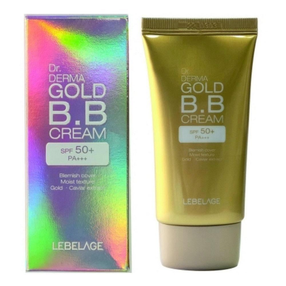 Lebelage BB-крем увлажняющий с золотом / Dr. Derma Gold BB Cream Spf 50+ Pa+++, 30 мл  #1