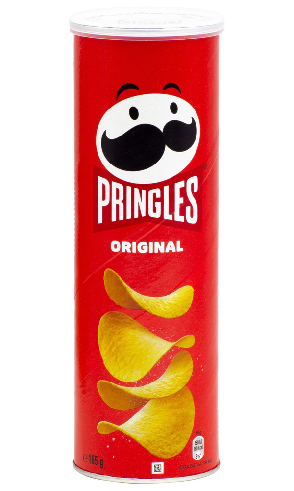 Pringles Original, картофельные чипсы Принглс с оригинальным вкусом, 165 г  #1