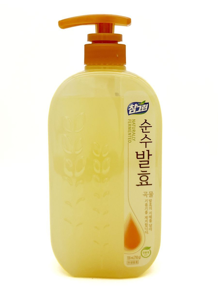 Lion Средство для мытья посуды, овощей и фруктов с экстрактами 5 злаков Корея, Charmgreen Pure Fermentation, #1