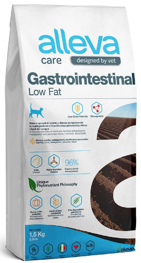 Сухой корм Alleva Care Cat Gastrointestinal Low Fat / Аллева Кэр Гастроинтестинал с низким содержанием #1