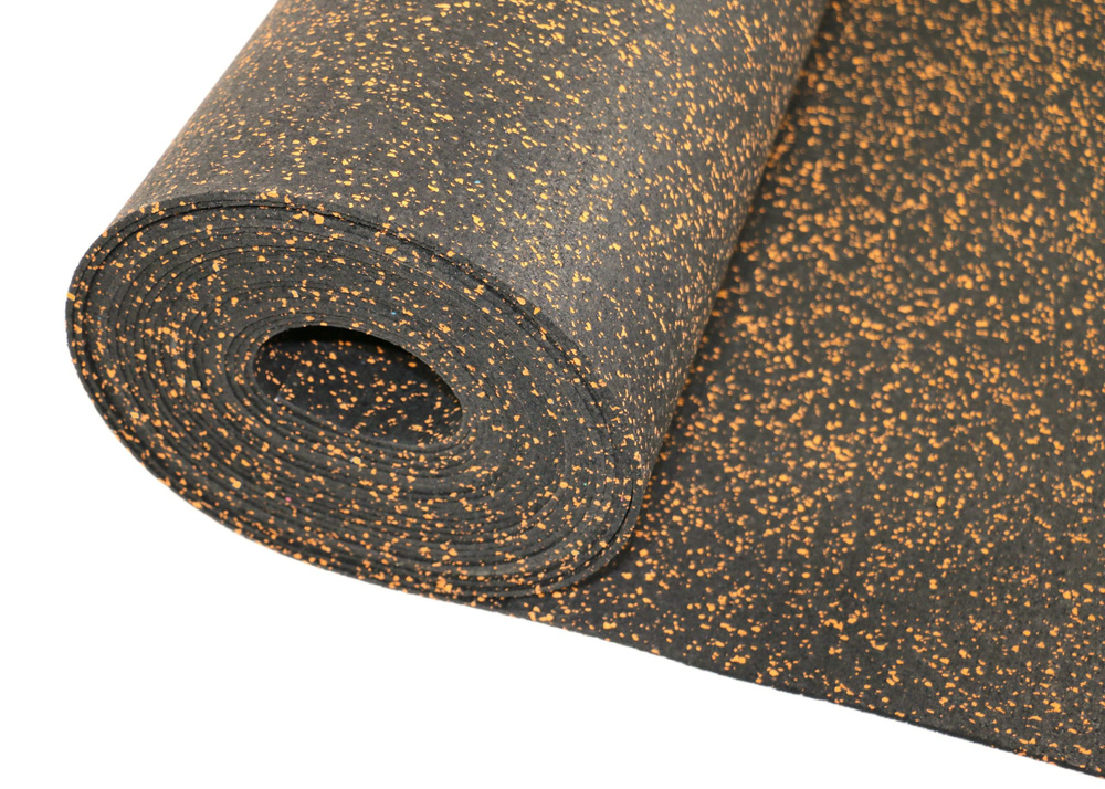 Резиновый коврик EPDM 15%, 4 мм, терракотовый 4000х1220 мм #1