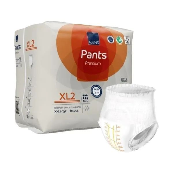 Подгузники трусики для взрослых ABENA Pants XL2 Дневные, объем в бедрах 130-170 см 16 шт, дневные подгузники #1