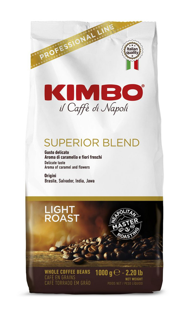 Кофе Kimbo Superior Blend натуральный жареный в зернах, 1кг #1