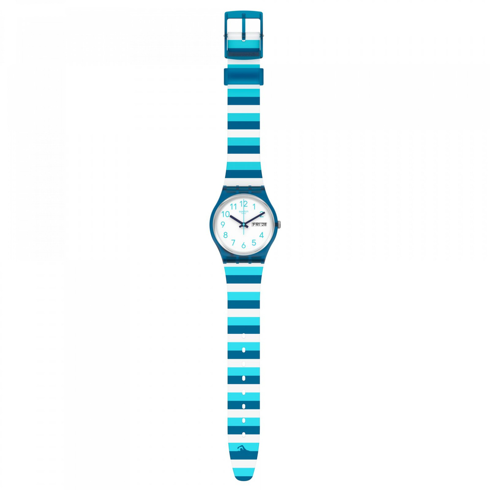 Наручные часы Swatch GN728 белые/голубые/синие #1