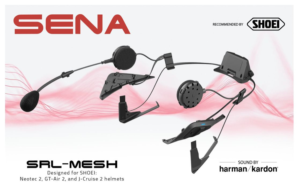 Sena Bluetooth гарнитура SRL Mesh для Shoei GT-Air 2/Neotec 2/J-Cruise 2 #1
