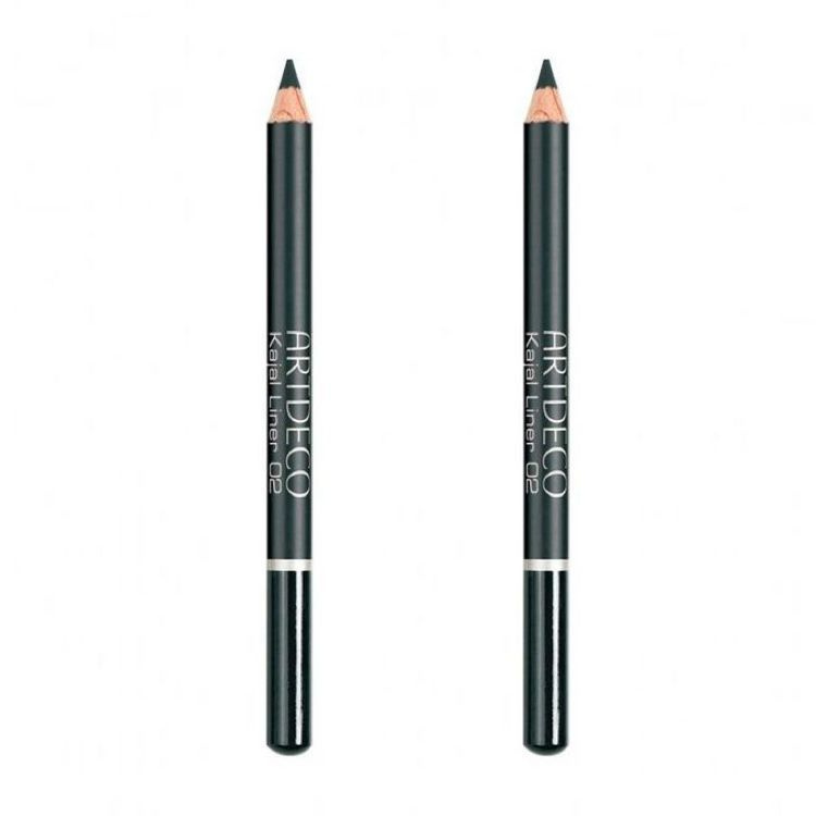 ARTDECO Карандаш для глаз Kajal liner #02 black, 2 шт #1