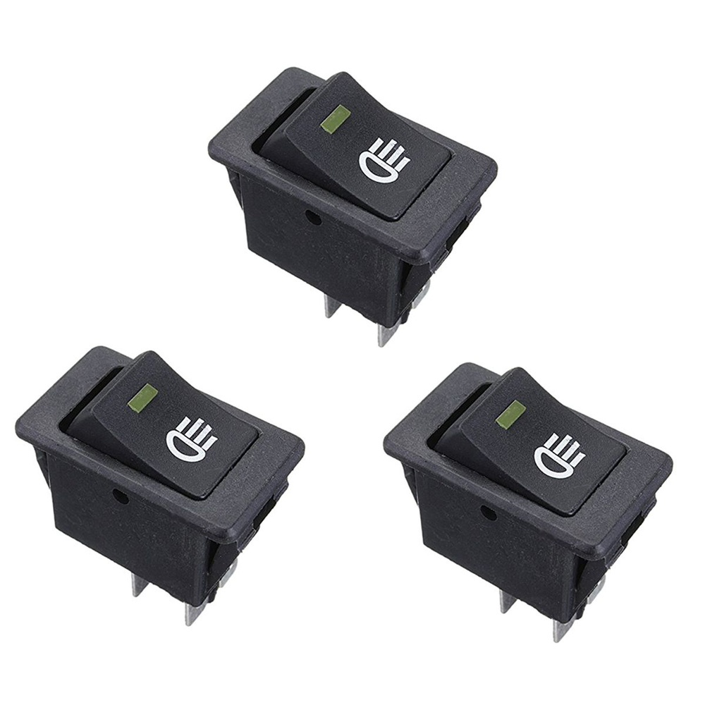 3X 12V Универсальные противотуманные фары Кулисный переключатель ...