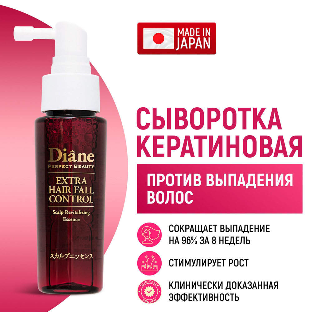 Moist Diane Сыворотка для волос несмываемая с кератином Perfect Beauty для кожи головы против выпадения, #1