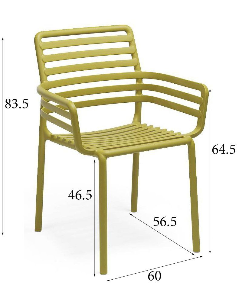 Кресло садовое для дачи обеденное Doga, цвет грушевый, NARDI  #1