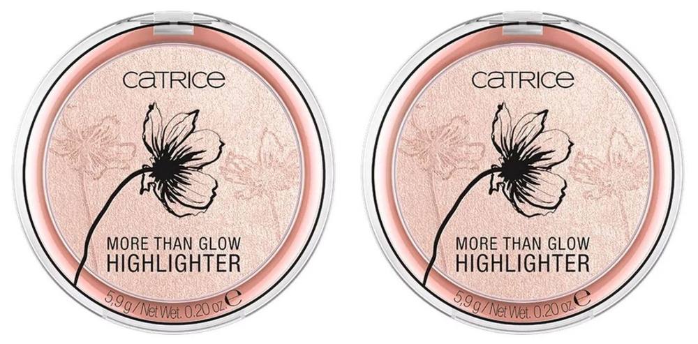 Catrice Хайлайтер для лица More Than Glow Highlighter, 020 Supreme Rose Beam, 2 шт #1