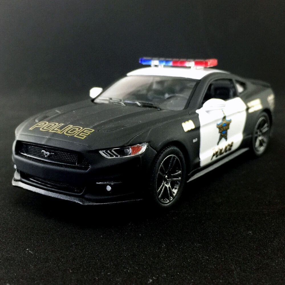 Металлическая машинка Форд Мустанг ГТ Ford Mustang GT 2015 Kinsmart 1:38 5386DPKT инерционная, Полиция #1