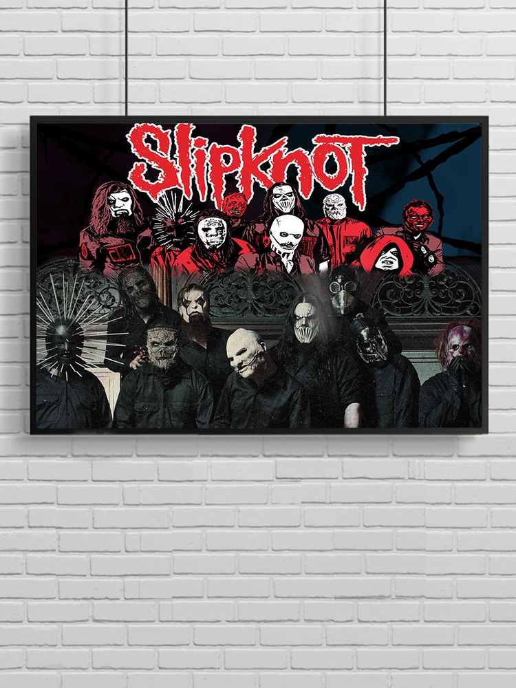 Постер, плакат на стену Slipknot 29х42 см (A3) #1