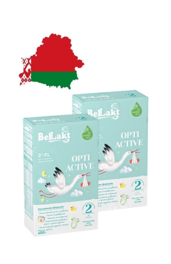 Смесь молочная сухая Bellakt Opti Active 2, 400 г #1