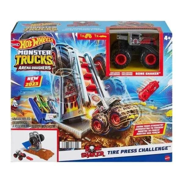 Игровой набор Matte Hot Wheels Monster Trucks Мир Арены - огненный прорыв №2  #1