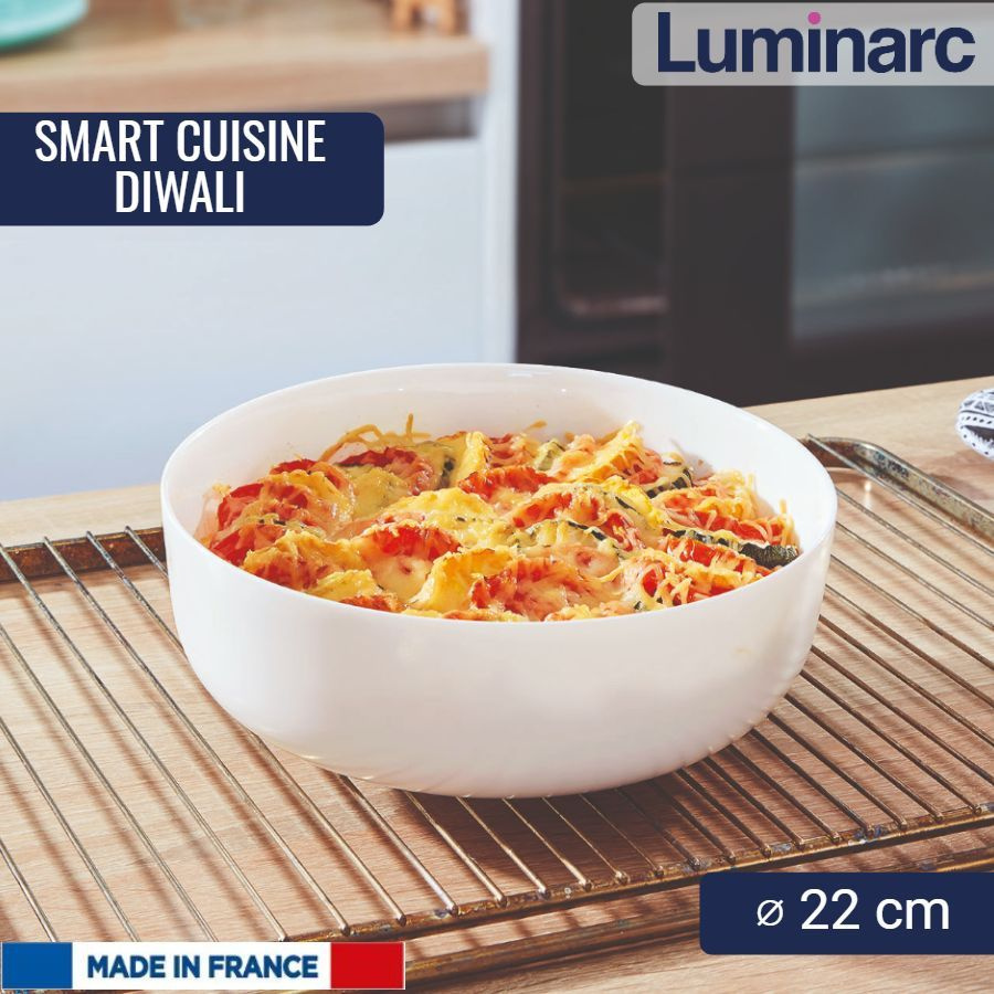 Блюдо Luminarc DIWALI 22см глубокое для запекания и выпечки #1