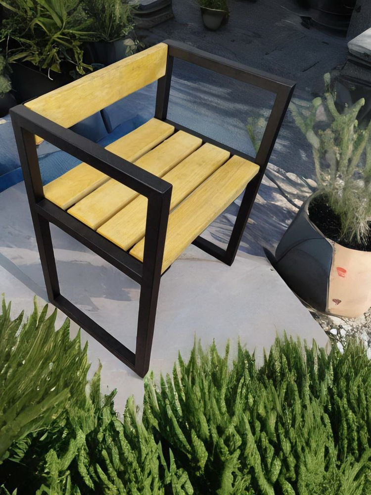 Садовое кресло, Металл, 57х40х70 см, 1 шт #1