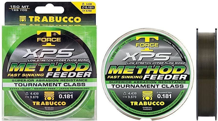 Леска монофильная быстротонущая для фидера TRABUCCO T-FORCE XPS METHOD FEEDER 150m 0,283 9,070кг Цвет #1