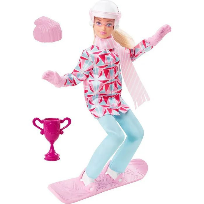 Кукла Barbie Зимние виды спорта Сноубордист HCN32 #1